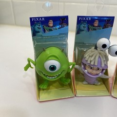 5x Monsters Inc Incredibles Disney Pixar Mini Vinyl Figures New Bday Party Lot!