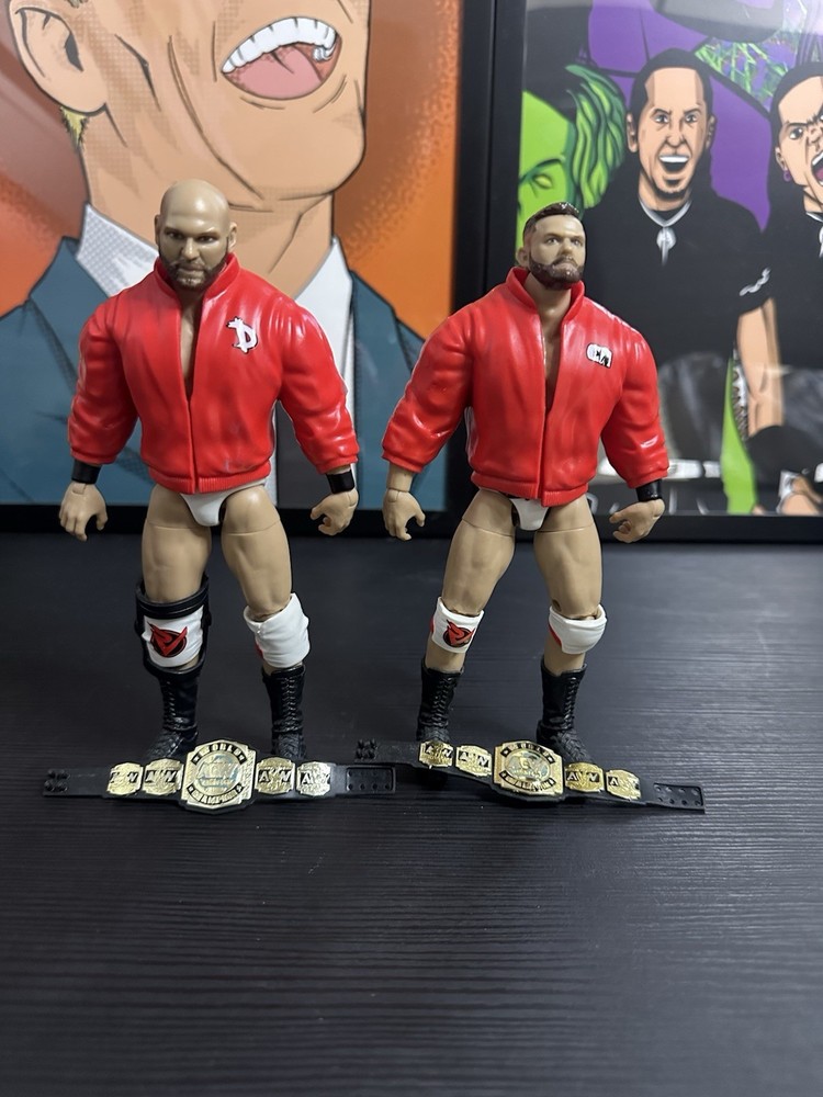 AEW The Revival FTR Cash Wheeler Dax Harwood Action Figures Unrivaled Series #7