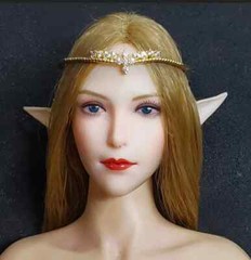 1/6 Metal Tiara Crown Crystal Phicen Queen Princess Fashion BJD Doll Jewelry