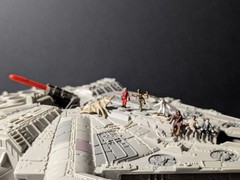 Millenium Falcon Star Wars Playset 15″ X 11″ Toy, Figures 1995 Galoob