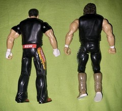 Jakks ECW WWE RVD Sandman Sabu Taz Foley Dudley Figure Lot