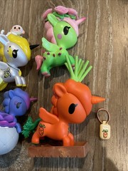 Lot 4 Tokidoki Unicorno Carrot Banana Peel Thorn Rose Botanical Plant