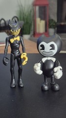 Bendy and the Ink Machine 5” BENDY 2 Action Figures Phatmojo MEATLY GAMES