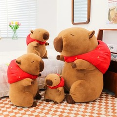 35cm Capybara Plush Stuffed Animal Cute Soft Simulation Doll Kids Toy Gift