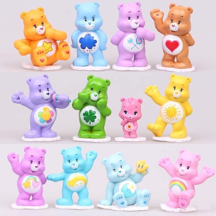 Care Bears Carebears Playset 12 Figure Cake Topper * USA SELLER* Toy Doll Set
