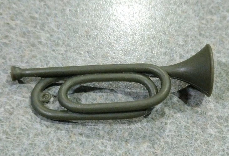 1960’s Auth/Orig Marx Johnny West Stony Smith The Paratrooper Bugle Nice Cond