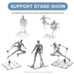 6-36 HG144 Adjustable Action Figure Display Holder Base Doll Model Support Stand