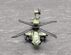 Micro Machines Military Bell AH-64A Apache Longbow Helicopter Vintage Galoob