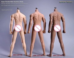 JIAOU DOLL 1/6 Male Rubber Seamless Body Lan Body Muscular 12″ Action Figure