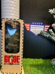 12″ Gi Joe Action Soldier Figure Coffin Style Display Box/Figure NOT Included