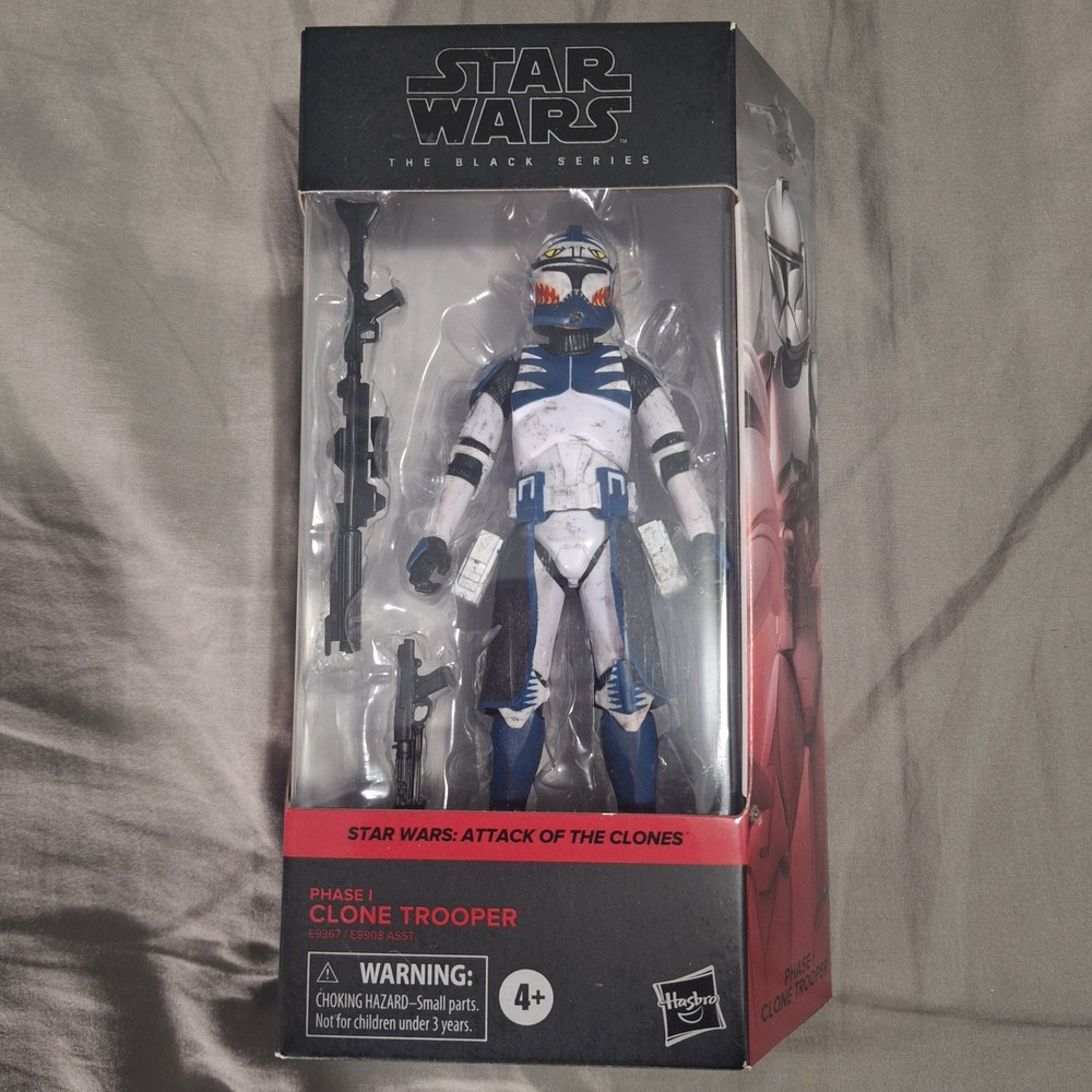 Star Wars Black Series Custom Hand Painted Clone Trooper Tiger Shark Commander