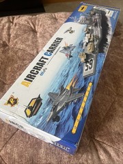 33 Inch USS Enterprise aircraft carrier with Soldiers, Jets, Military Vehicles