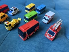 The Tayo Little Bus & Friends Lot Of 10 Toy Car Bus Fire Truck Taxi Tow Truck