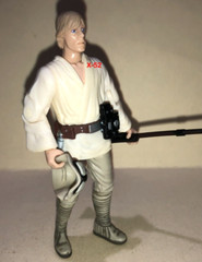 Luke Skywalker Tatooine figure Star Wars hat long rifle binoculars Mark Hamill