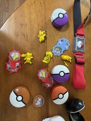Pikachu Pokemon Clip N Go Poke Ball Adjustable Belt, balls, shooters, etc