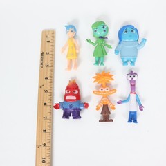 Disney Pixar Inside Out 2 Figure Set Joy Sadness Anger Disgust Fear Anxiety