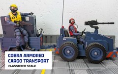 GI JOE CLASSIFIED COBRA RAMP RATS ARMORED CARGO TRANSPORT VEHICLE – CUSTOM 3D