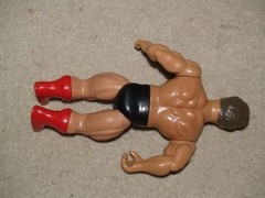 1985 AWA All Star Wrestlers Remco 4 figure lot – mis-matched head & bodies