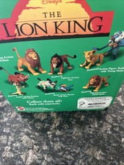 The Lion King Fighting Action Adult SIMBA 1994 Disney Toy Figure Battle Package