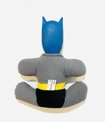 Vintage Plush Batman With Hard Plastic Face Window Cling Suction Cups 7″ Doll