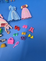 VTG Lot Of 15 Mattel Polly Pocket Disney Princess with Clothes And Accessories