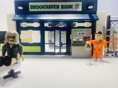 Roblox figures Toy Play set Police jailbreak Brookhaven Lot