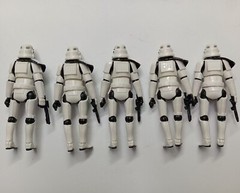 lot of 5 Hasbro Star Wars Stormtroopers action figure w gun 3.75″