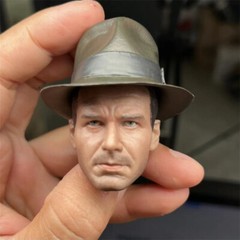 Delicate Painted 1/6 Scale The Harrison Ford Head Sculpt Fit 12″ Figure A Style