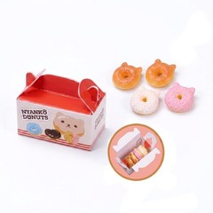 Nyanko Donut Mini Food Toy Figure Japanese Mystery Ball 1 Random Gashapon