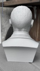 Breaking Bad Gus Fring 3D Printed Bust Statue 6.5 Inches Gray