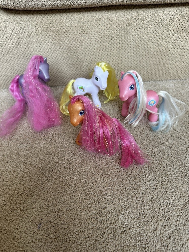 My Little Pony G3 Petal Blossom 2002, Breezie, Spring Treat, & Sparkleworks