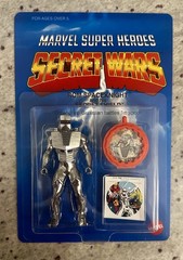 Custom “Mattel” Secret Wars CHROME EDITION – ROM -the Spaceknight+Secret Shield