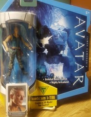 2009 Avatar Movie Col Miles Quaritch Action Figure 4″ in Mattel Webcam i-Tag New