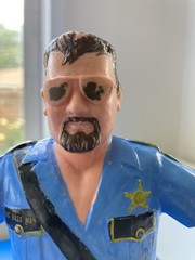 Vintage 1989 WWF LJN Big Boss Man Grand Toys Series 6 WWE Figure Rare 8” Orig