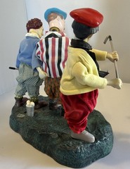 RARE 2002 “Three Stooges Golf Academy” Animated Golf Scene Not Working/AS IS