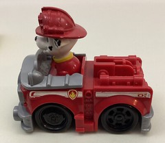 Paw Patrol Rescue Pups 3pc Lot Chase Rubble Marshall Vehicle Figure Spin Master