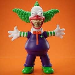 Ron English Krusty Grin 12″ Vinyl Figure Made By Monsters The Simpsons BLIND BAG