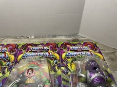 MOTU x TMNT Turtles Of Grayskull – Leonardo Raphael Donatello Michelangelo LOT