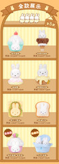 💡 Reesee x Miffy Food Workshop Series Plush One Random Blind Box
