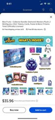 Blox Fruits Collector Bundle: Diamond Mystery Plush 2 Minifigures and More