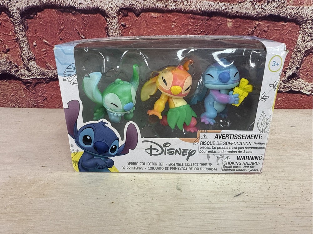 Just Play Disney Stitch Set of 3 Spring Collection Figures