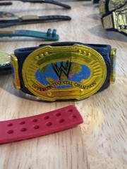 26 Wrestling Figure Belts Some Rare