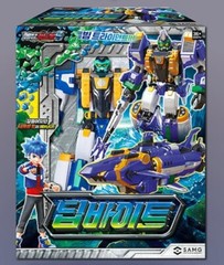 Express] Metal Cardbot S Season 2 Rock Crush Deep Bite Set Transformer Robot Toy