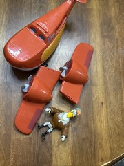 Disney Duck Tales Sunchaser Airplane & McQuack Ducktales