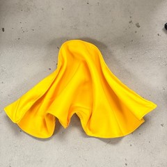PB-C-YEL: 1/12 scale Yellow wired cape for 6″ action figure