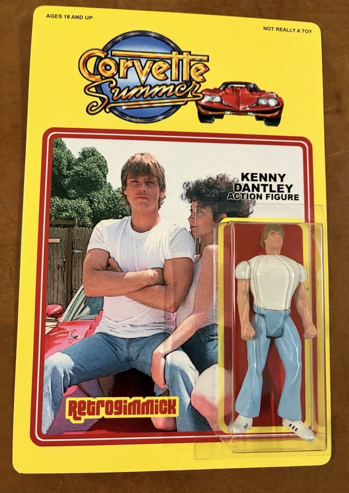 1/1 Rare Mark Hamill Corvette Summer Custom Action Figure! DKE Retro Gimmick MOC