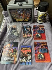 Gargoyle, Bundle, Lunchbox, Notepads & Erasers Advert Cards And Burger King Toys