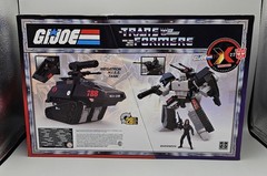 Transformers X G.I. Joe Crossover Megatron Hiss Tank with Baroness Figure New