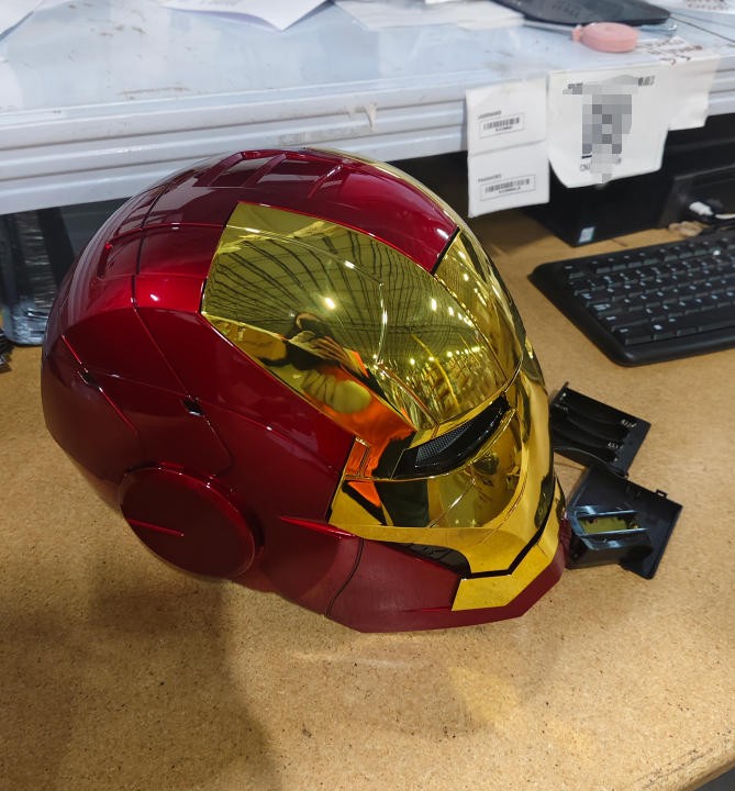 Used -Iron Man Helmet MK5 Autoking Mask Cosplay Prop