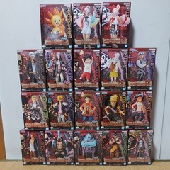 One Piece Film Red DXF Figure 18 Complete Full Set Uta Shanks Luffy Banpresto